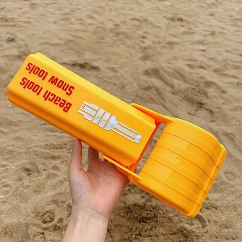 Sand Snow Shovel Vibrant Orange Beach Digging Tool Kids Adults