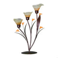 Artistic Floral Candelabra Iron Frame Calla Lilies Flower Holder