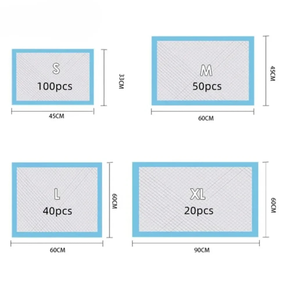 Super Absorbent Pet Diaper Dog Training Pee Pads Disposable Healthy Nappy Mat For Cats Dog Quick-dry Zpaxo