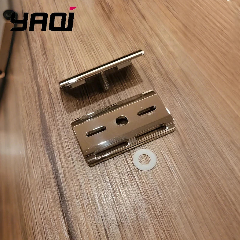 YAQI Ghost 90SB 316 Stainless Steel Polished Safety Razor Head with 0.90mm Blade Gap For Boyfriend's Gift Zpaxo