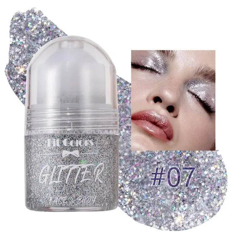 Sparkling Sequins Glitter Gel Face Body Eye Painting Shine Liquid Zpaxo 07