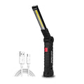 Rechargeable COB LED Work Light – 5 Modes, Magnet & Hook
