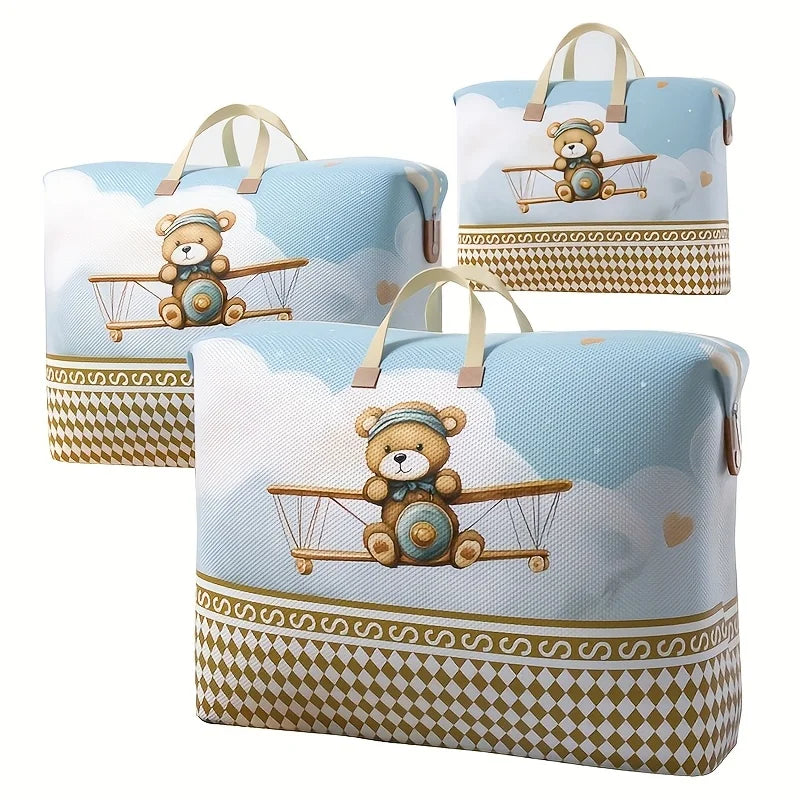 Large Quilt Storage & Travel Bag – Oxford Cartoon Organizer Quilt Storage Bag Zpaxo