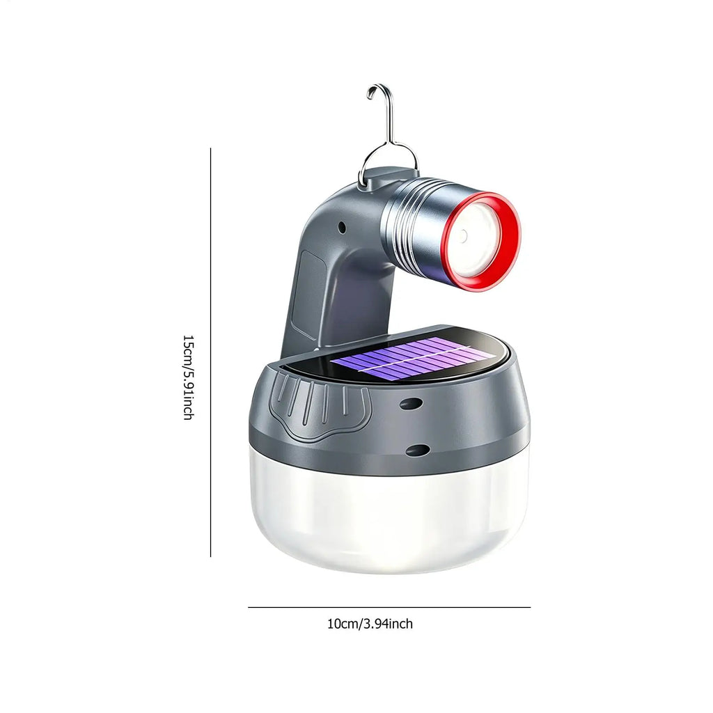 Solar Camping Lantern USB Rechargeable Decorative Table Lamp Powered