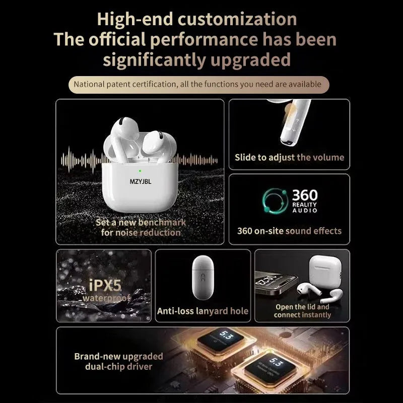 MZYJBL 7 TWS Bluetooth Earphones True Wireless Earbuds Touch Control