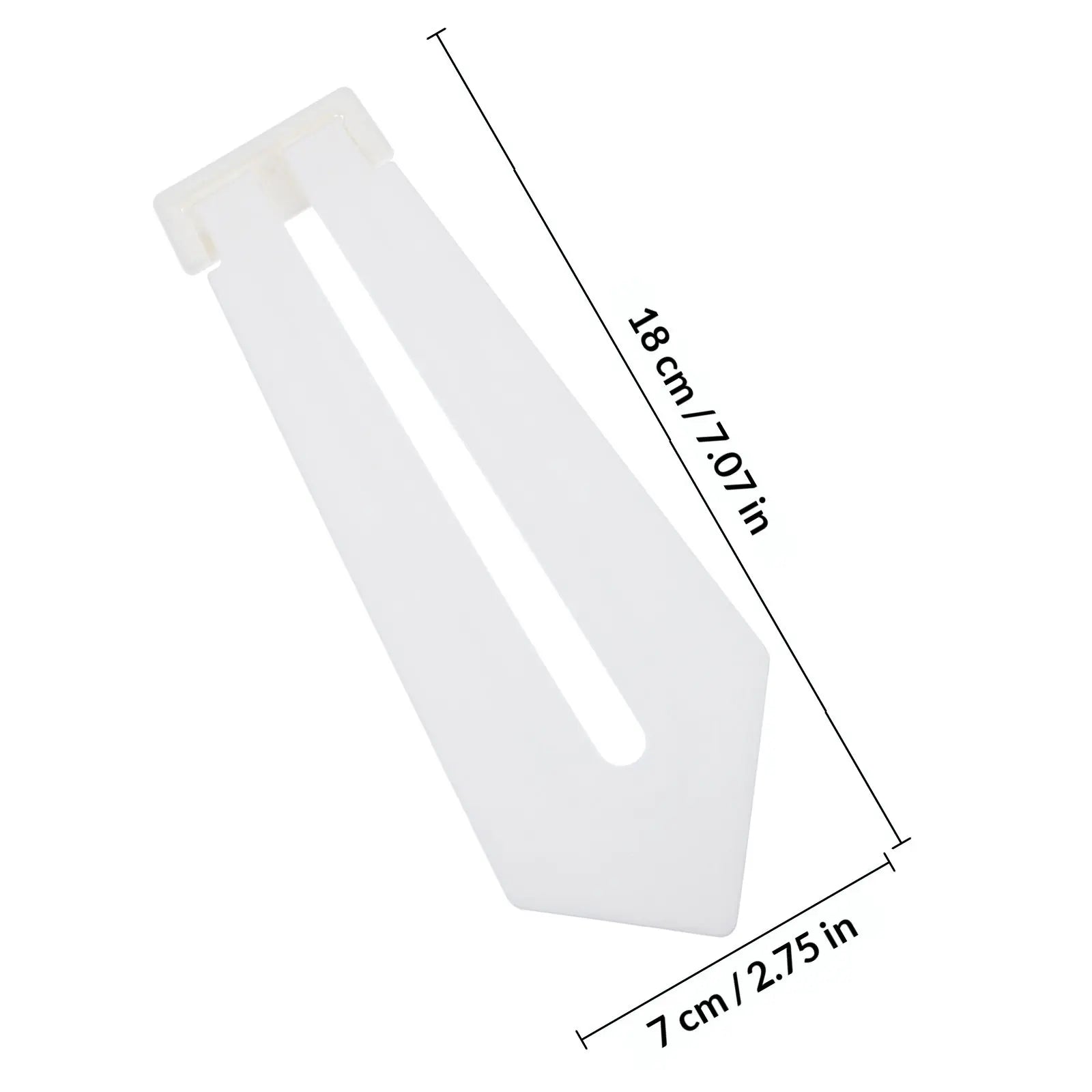 Premium Plastic Photo Frame Holders Trapezoid Shape Desktop Display