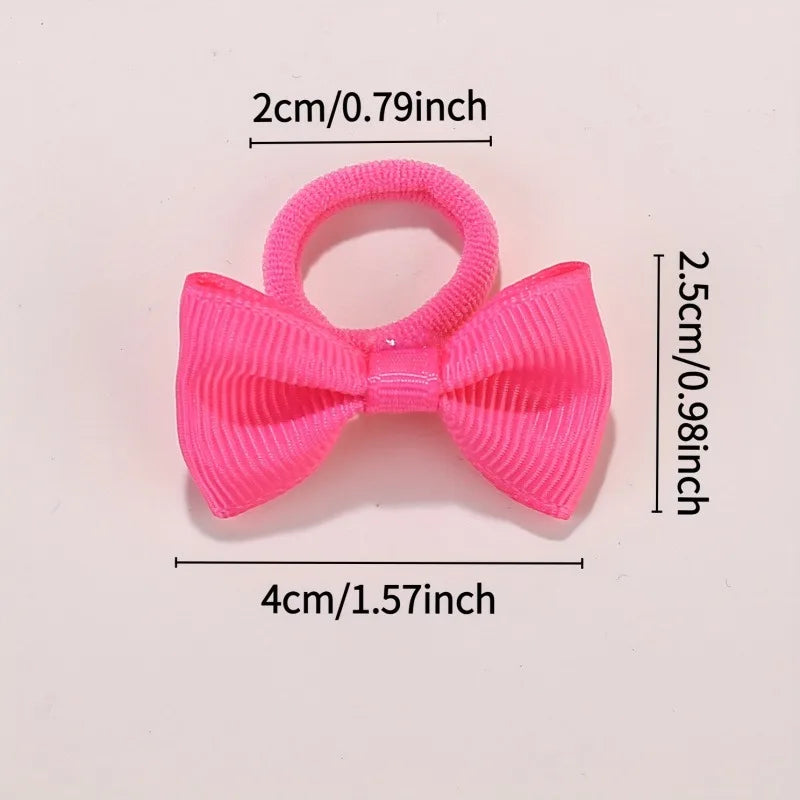 Cute Bow Elastic Non-slip Hair Ties | Suitable for All Occasions: Festive Photography, Fun Soft Hair Accessories Zpaxo