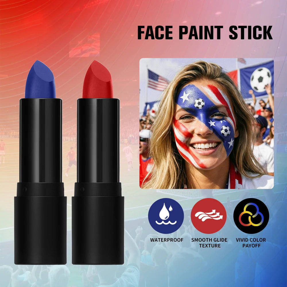 Face Body Paint Stick Eye Black Softball Football Baseball Sports Non-Toxic Hypoallergenic for Halloween SFX Makeup Cosplay Jok Zpaxo