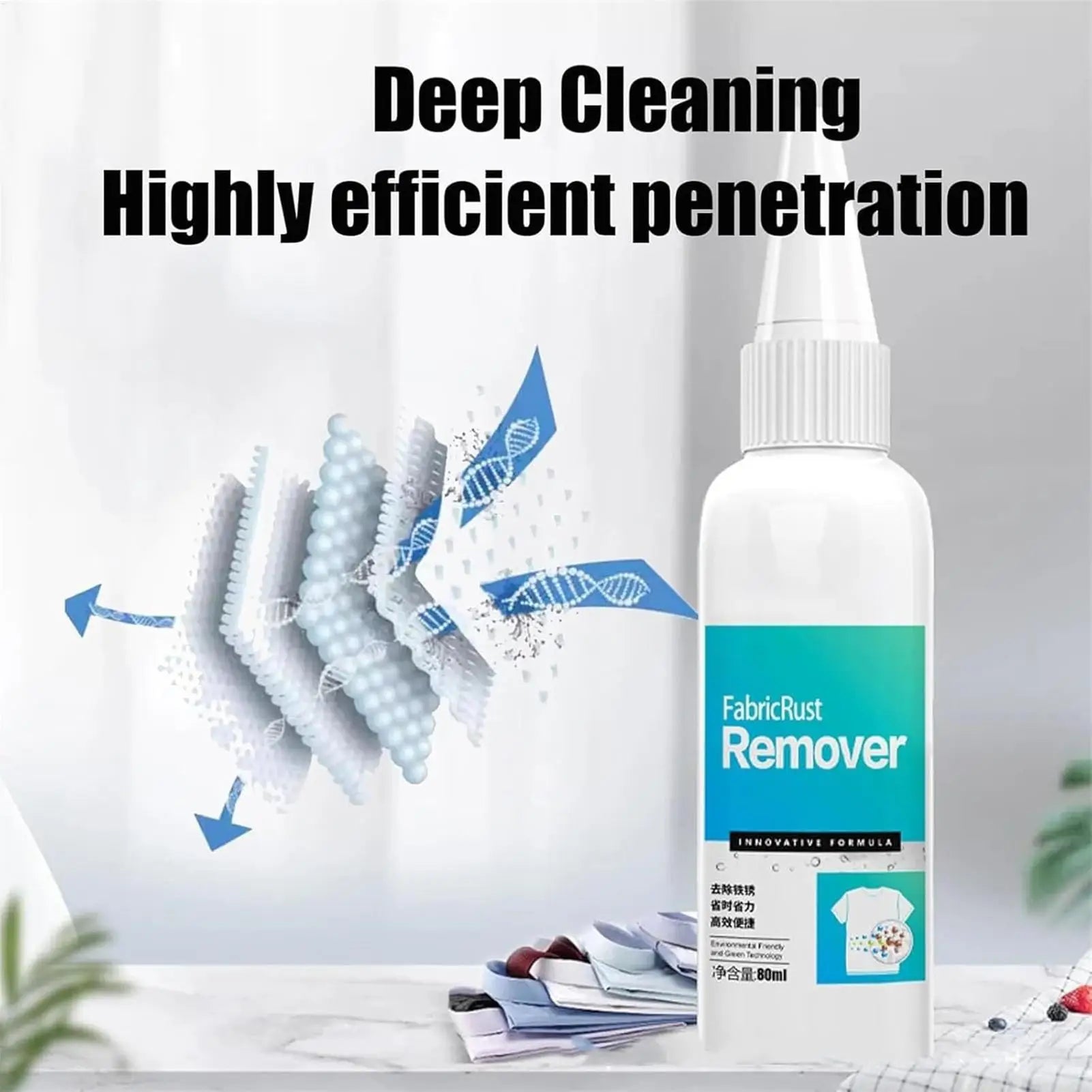 Fabric Rust Remover Multi Cleaner Fast Powerful Instant Eraser