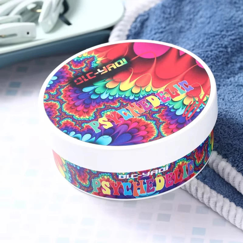 2026 YAQI New Arrival Psychedelic Atisan 170g Shaving Soap for Men - Luxury Grooming Essential Zpaxo