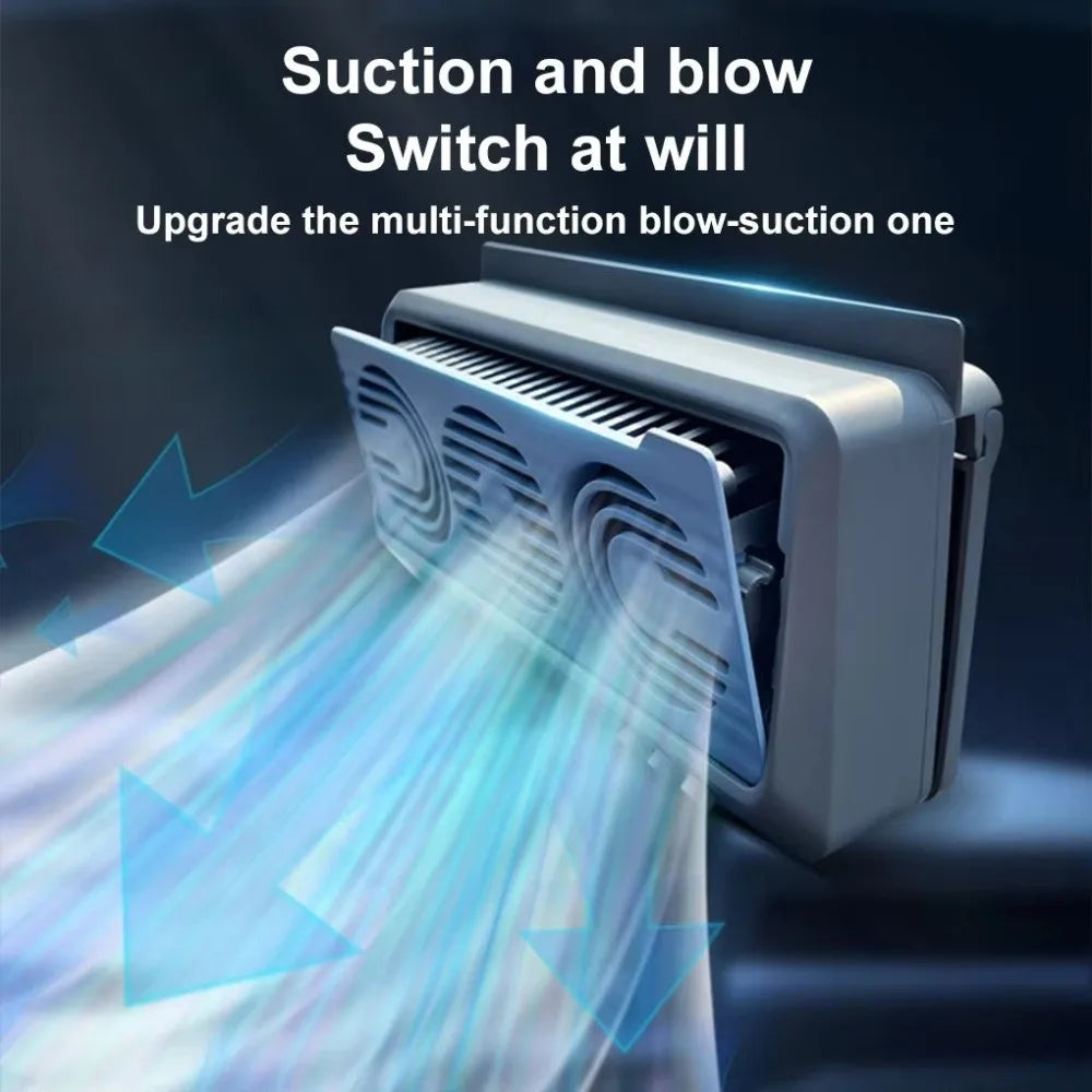 3 Fans Design Auto Window Cooler Solar Powered Promoting Air Zpaxo