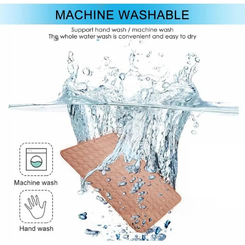 Pet Ice Silk Cooling Mat Cats Dogs Machine Washable Summer Breathable