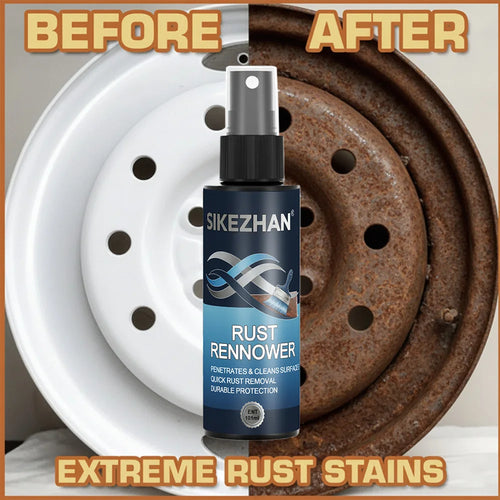 101ml Universal Rust Remover Revitalizing Spray for Car Wheels & Metal Surfaces, Strong Decontamination, Smooth & Reliable Zpaxo