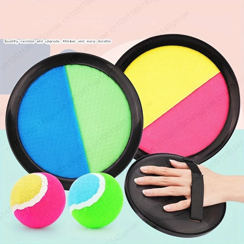 Kids Sticky Ball Catch Game Set – Outdoor Throw & Catch Toy Outdoor Catch Game Zpaxo