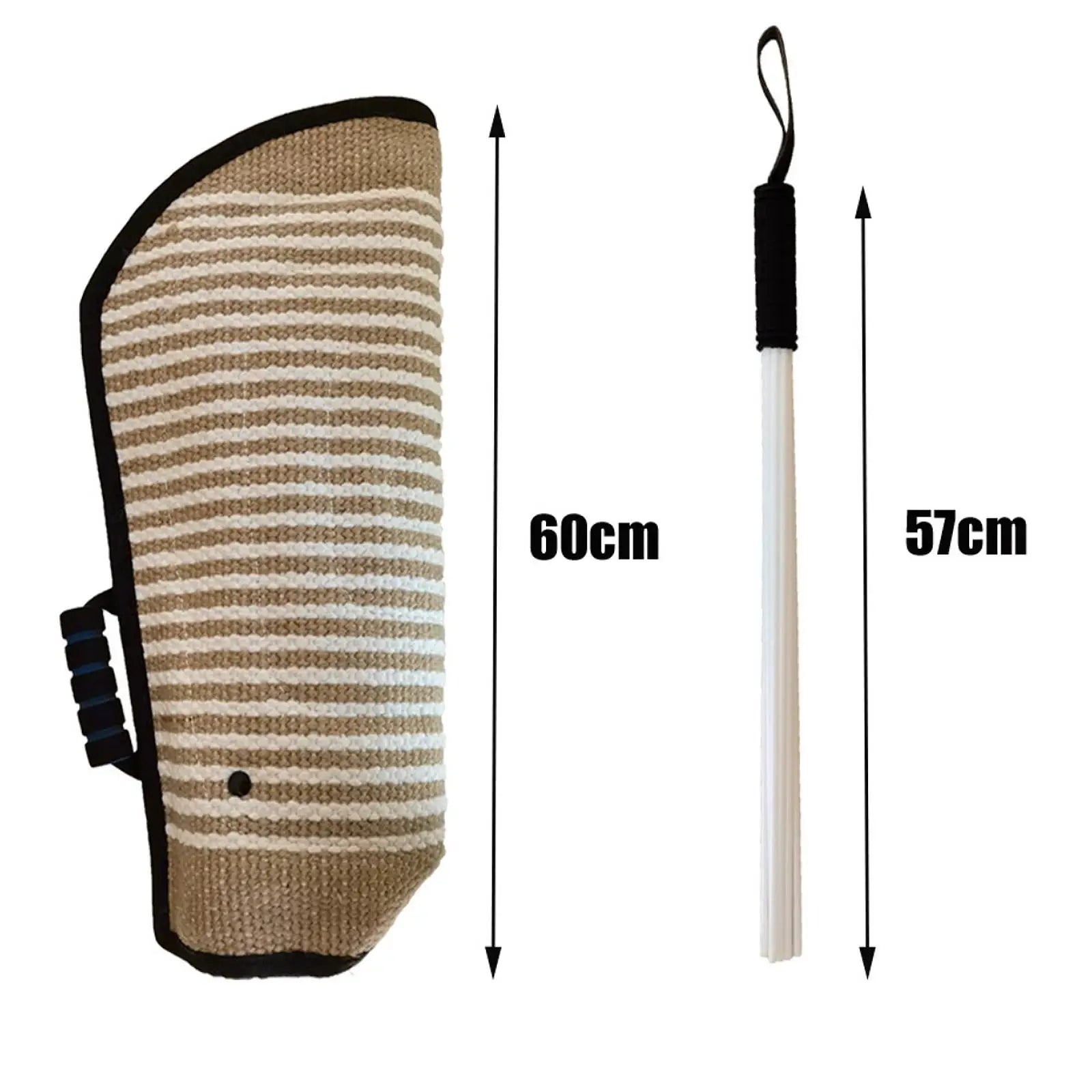 Dog Training Sleeves Puppy Biting Interactive Durable Professional Dogs Training Arm Protection for Work Dog Puppy Playing Zpaxo Sleeve with Stick