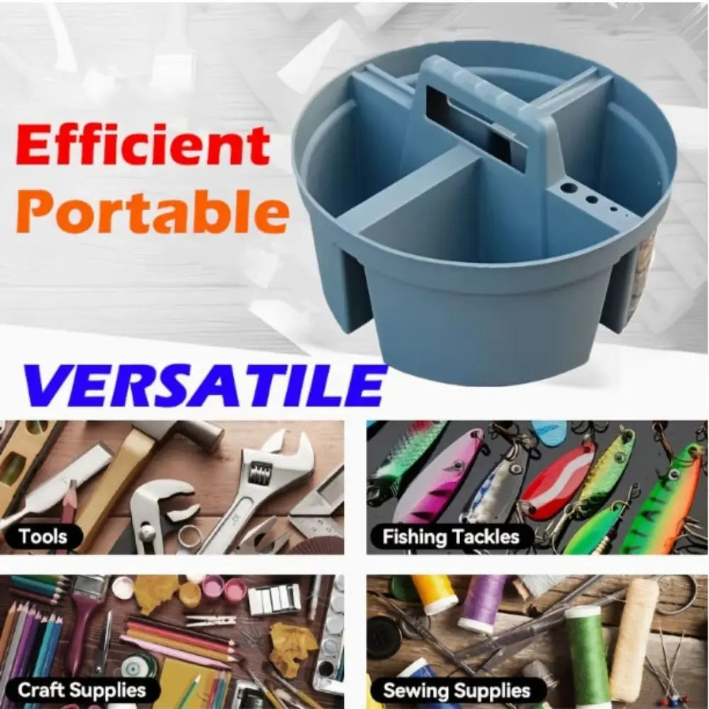 Plastic Material Divided Box Four Compartments Thickened Design Zpaxo