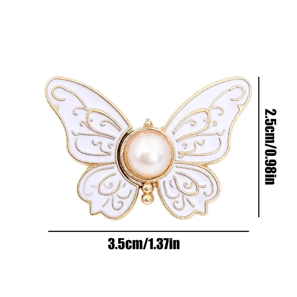 Pants Waist Tightener for Women Butterfly-Shaped Jean Button Waist Tightener 8 Pieces No Sewing Reusable Alloy Clips Zpaxo B