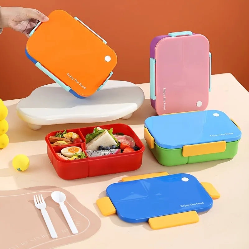 Portable divided lunch box Sealed and leak-proof for picnic/hiking/camping, a delicious storage box for camping and picnic Zpaxo