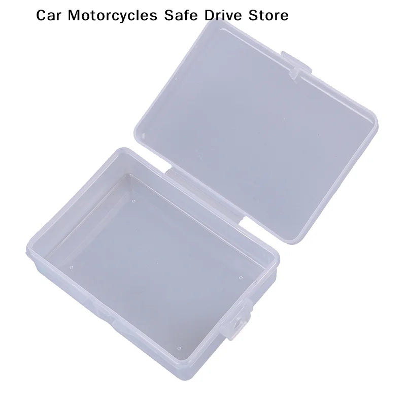 CM9cm Transparent Plastic Storage Box Clear Square Multipurpose