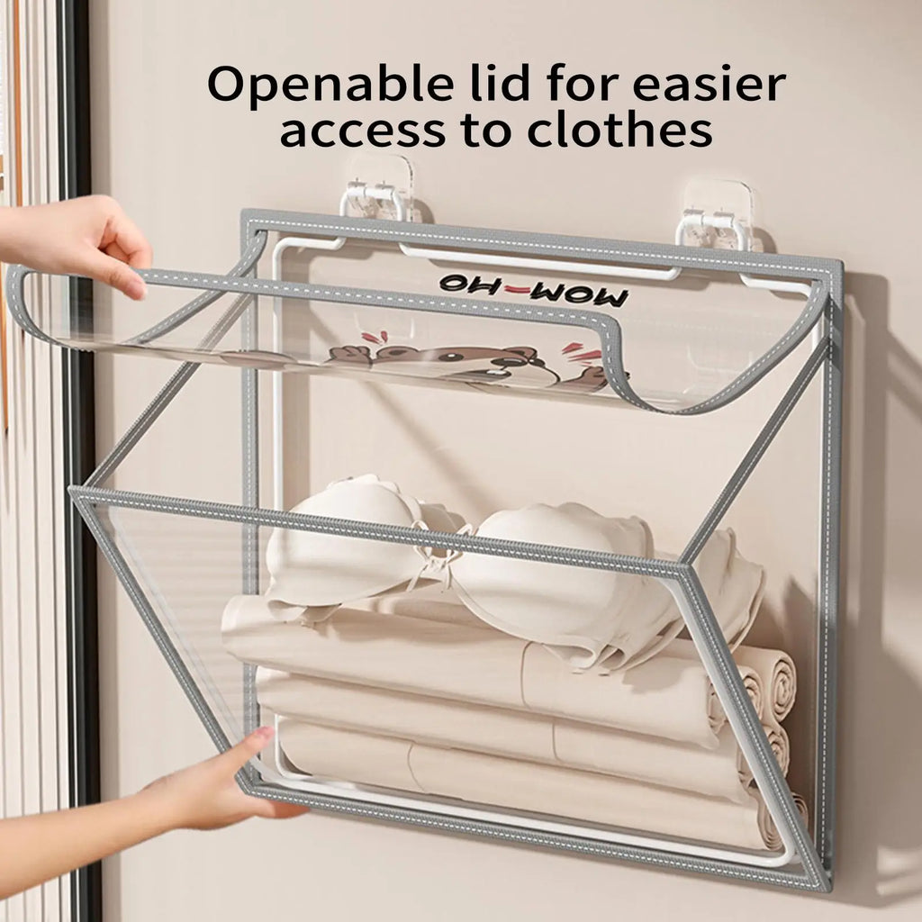 Wall Mounted Laundry Hamper Foldable Waterproof Space Saving Storage