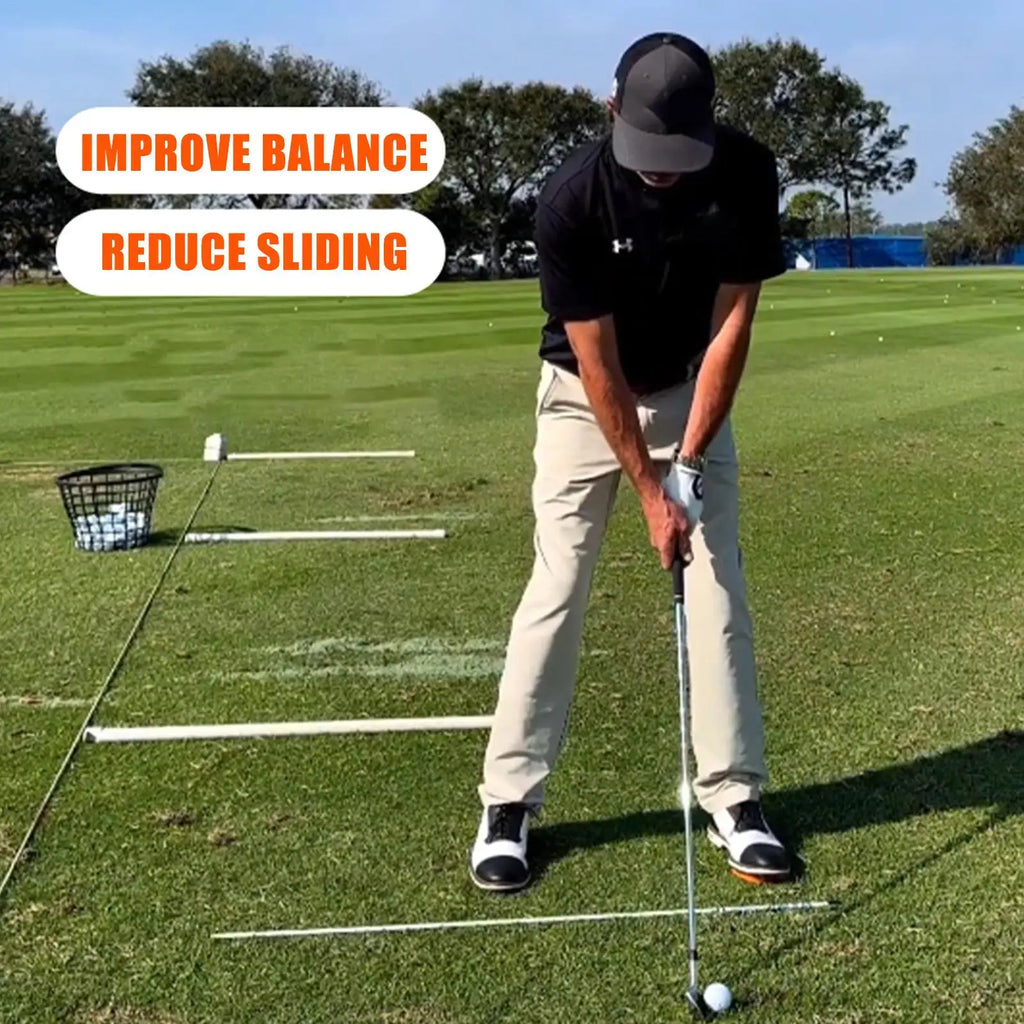 Golf Swing Pressure Plate Reusable Rubber Step Pad Training Aid