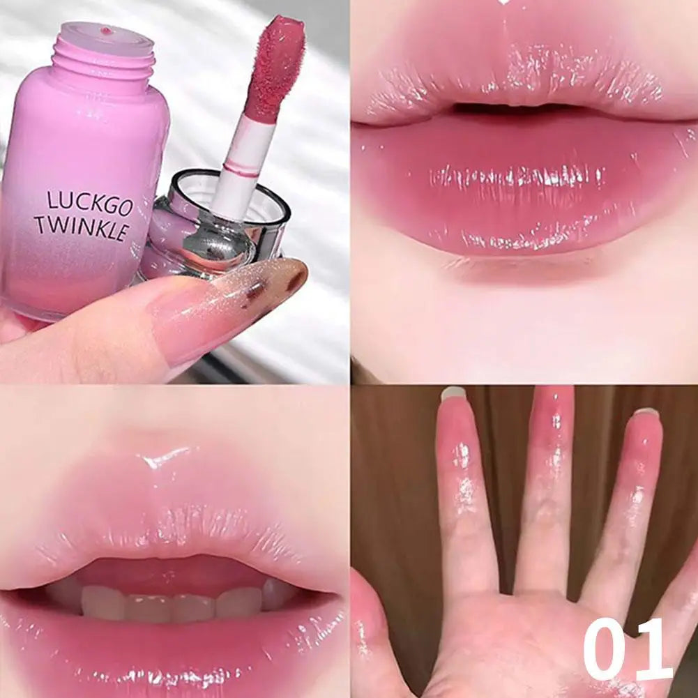 Mirror Lip Gloss – Moisturizing, Long-Lasting Glass Shine Mirror Lip Gloss Zpaxo Rose