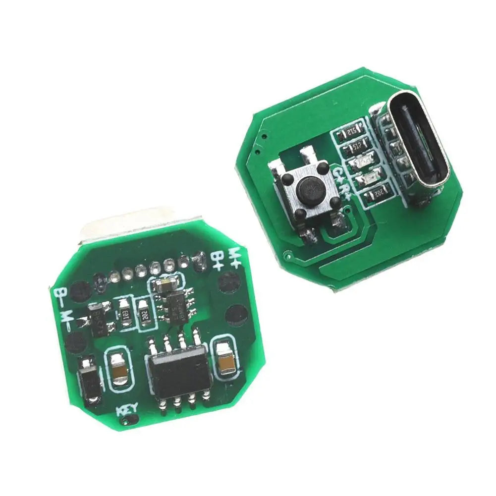 All-in-One Flashlight Driver Module Type-C Charging 18650 10W LED LED Driver Module Zpaxo