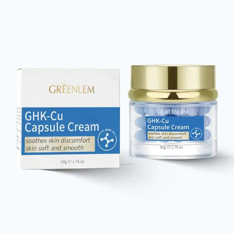 Blue Copper Peptide Face Cream – Firming & Hydrating Capsules Peptide Face Cream Zpaxo Salmon Face Cream 50g