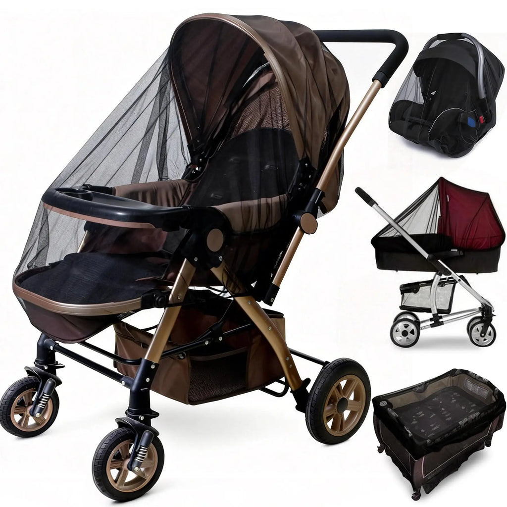 Universal Full-cover Stroller Mosquito Net Stretchable Breathable