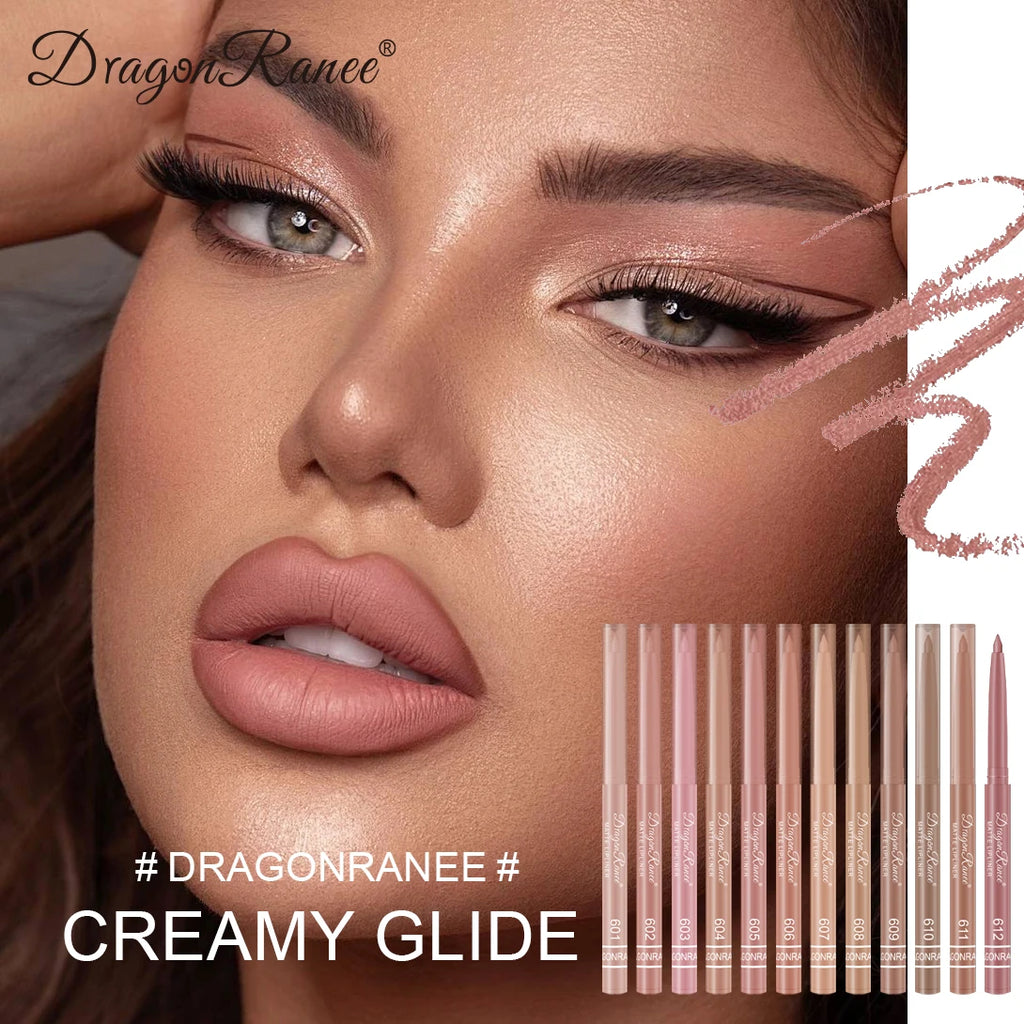 Lip Liner to Outline the Lip Shape, Beginner-Friendly, Natural and Delicate, Waterproof, Matte, Nude Color Lip Liner Zpaxo