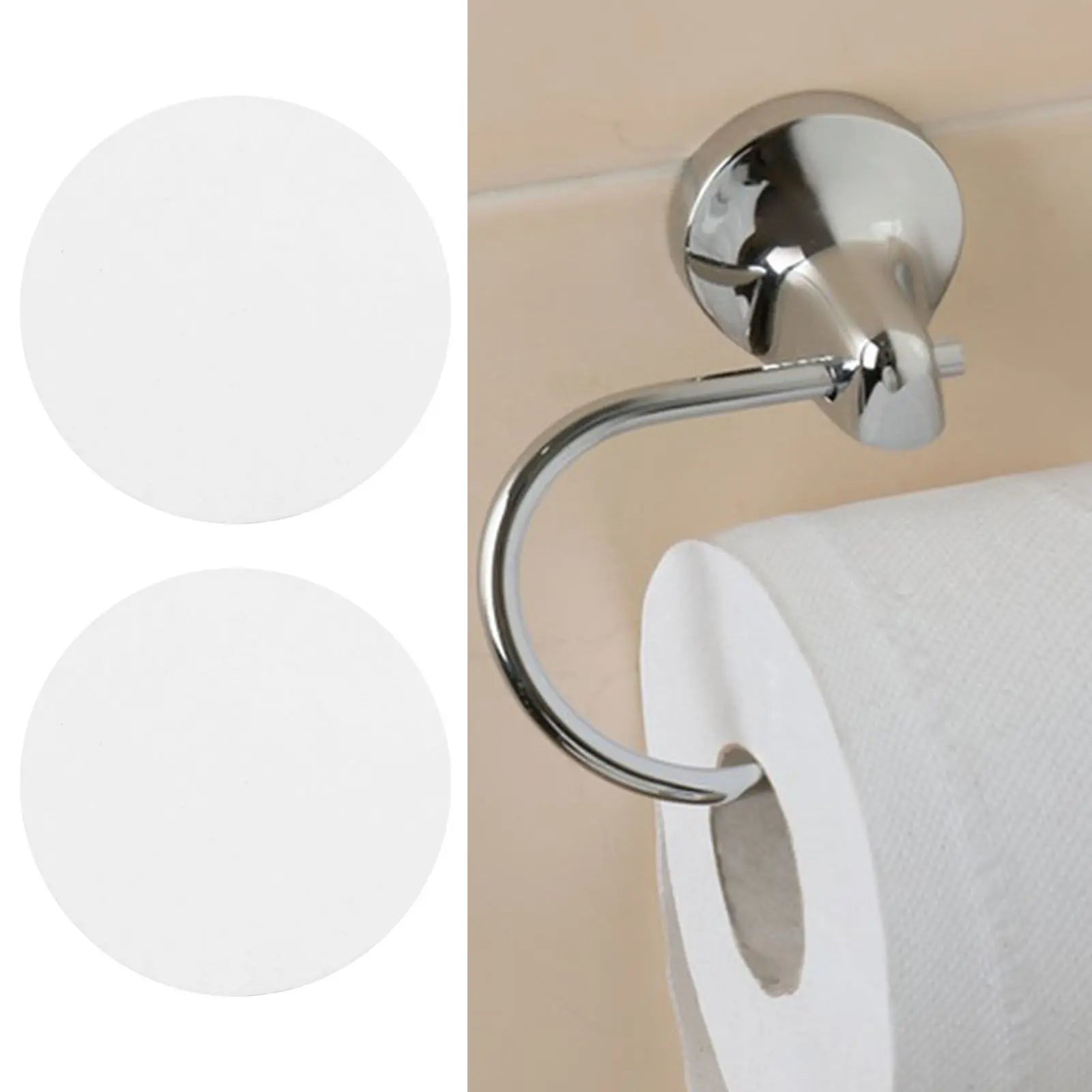 Suction Hooks Bathroom Double Side Adhesive Circular Sticker Pads