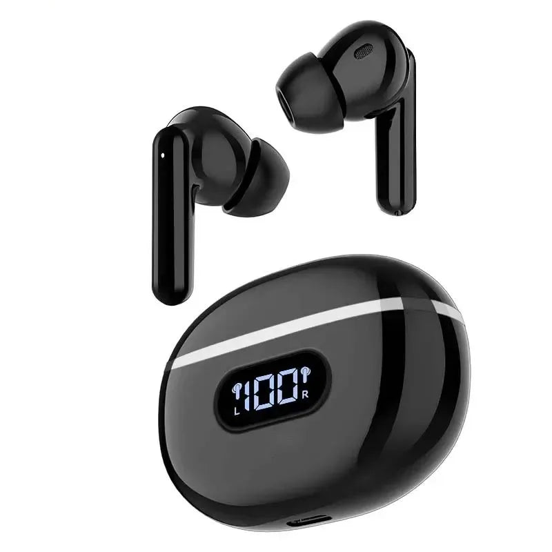 Wireless Earphones ANC+ENC Noise Cancellation Earbuds Bluetooth5 Ear Zpaxo black