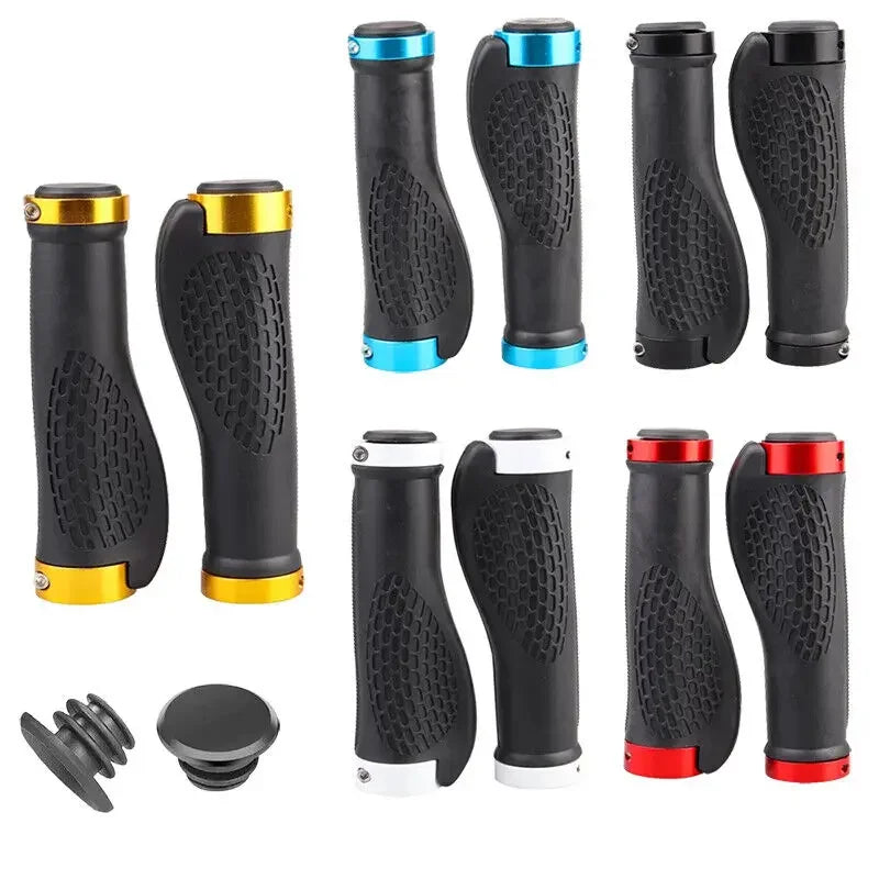 1 Pair DIY Bicycle Handles Ergonomic Handlebar Parts Non-slip Outdoor