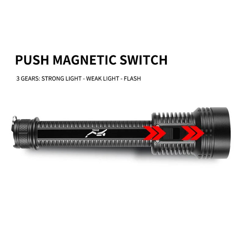 POCKETMAN IPX8 Diving Flashlight – 2000LM Underwater LED Torch
