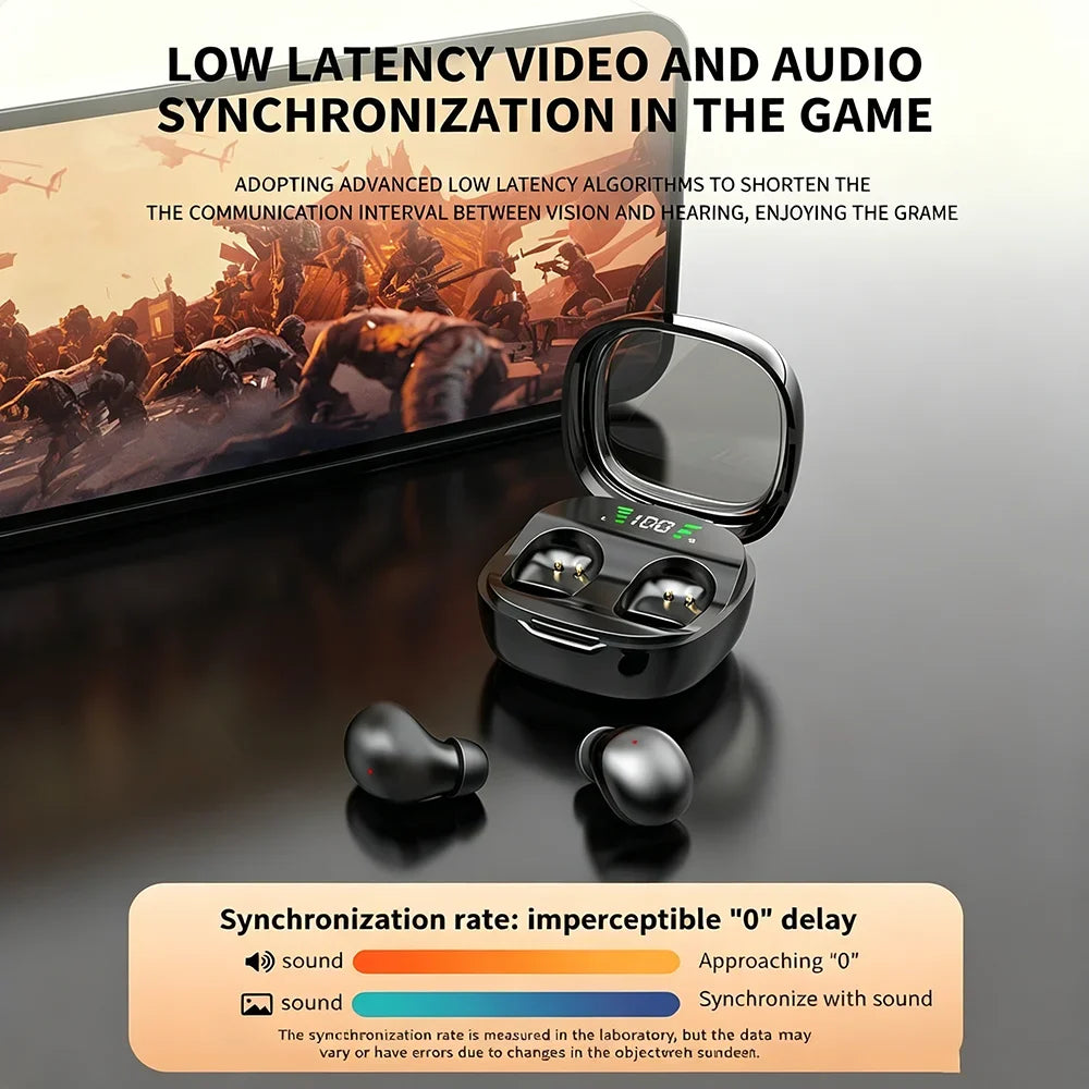 KEBIDUMEI Mini Earphones Bluetooth 5 3 Headphones Invisable Sleep