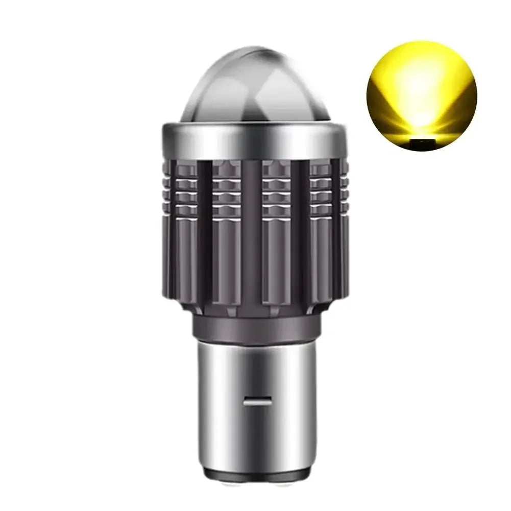 Motorcycle LED Headlight H4 BA20D 12V 12000LM High/Low Beam Bulb Motorcycle LED Headlight Zpaxo
