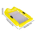 Hammock Float Multi-Purpose Inflatable Pool Floats Lounge Chair For Travel Beach River Sea Swimming Vacation Family Party Zpaxo YELLOW United States