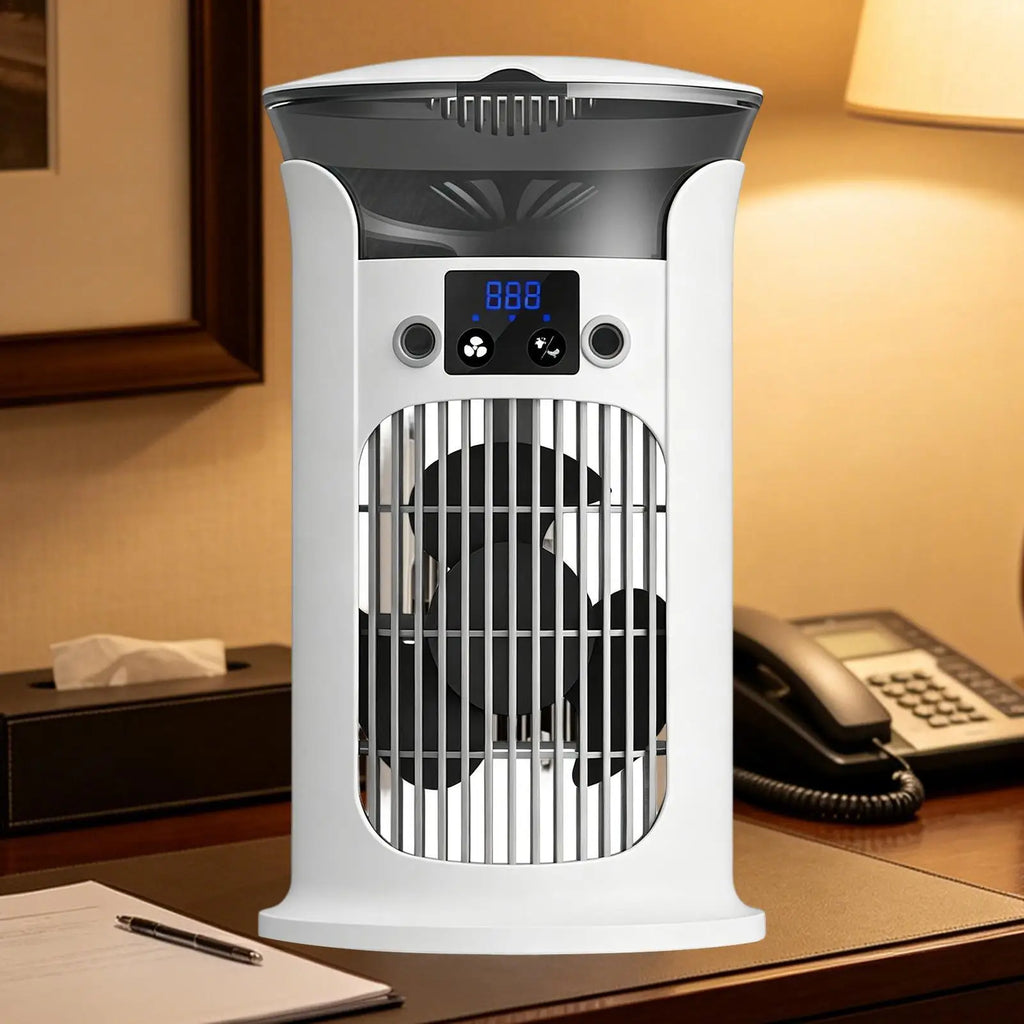 Fans That Blow Cold Air Adjustable Cooling Portable Cooler Standing Desk Fan For Home Living Room Indoor Bedside Office Kitchen Zpaxo
