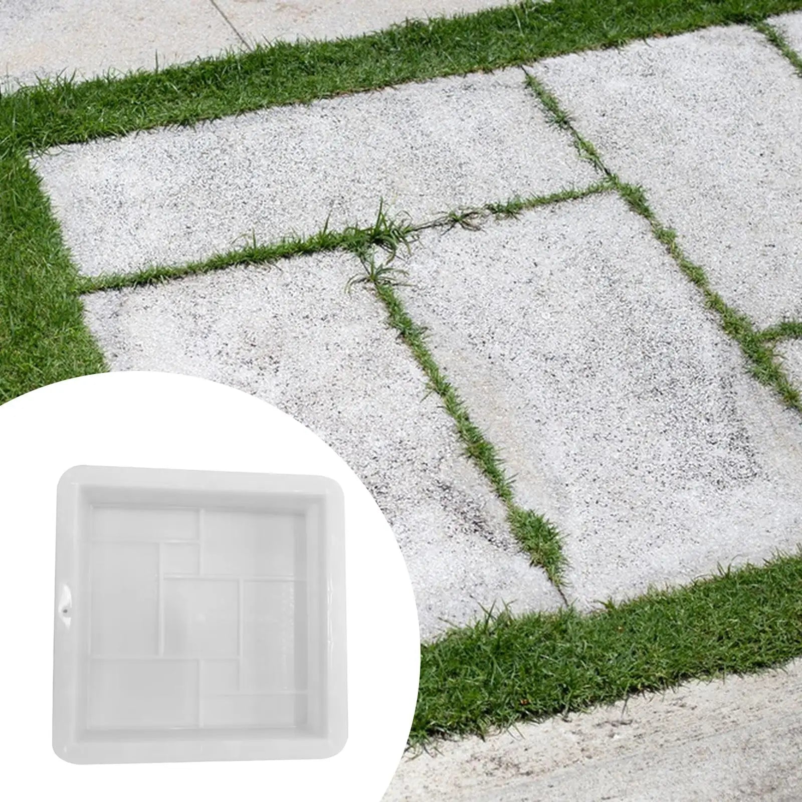 Square Concrete Stepping Stone Mold – DIY Garden Path Paver Concrete Paver Mold Zpaxo