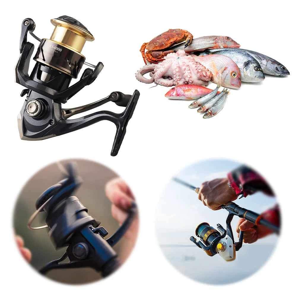Metal Fishing Reel 5 2 1 Spinning All Purpose Accessories Saltwater