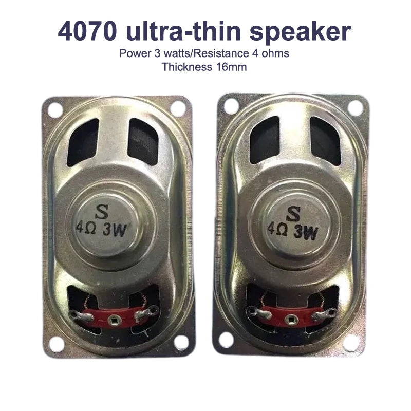 CM1Pcs 4070 Ultra-thin LCD Monitor TV Speaker Horn 4 8 16 Ohms 1 2 3