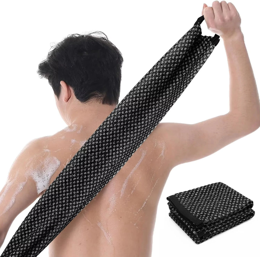 Japanese Exfoliating Bath Scrub Towel – Body Back Wash Cloth