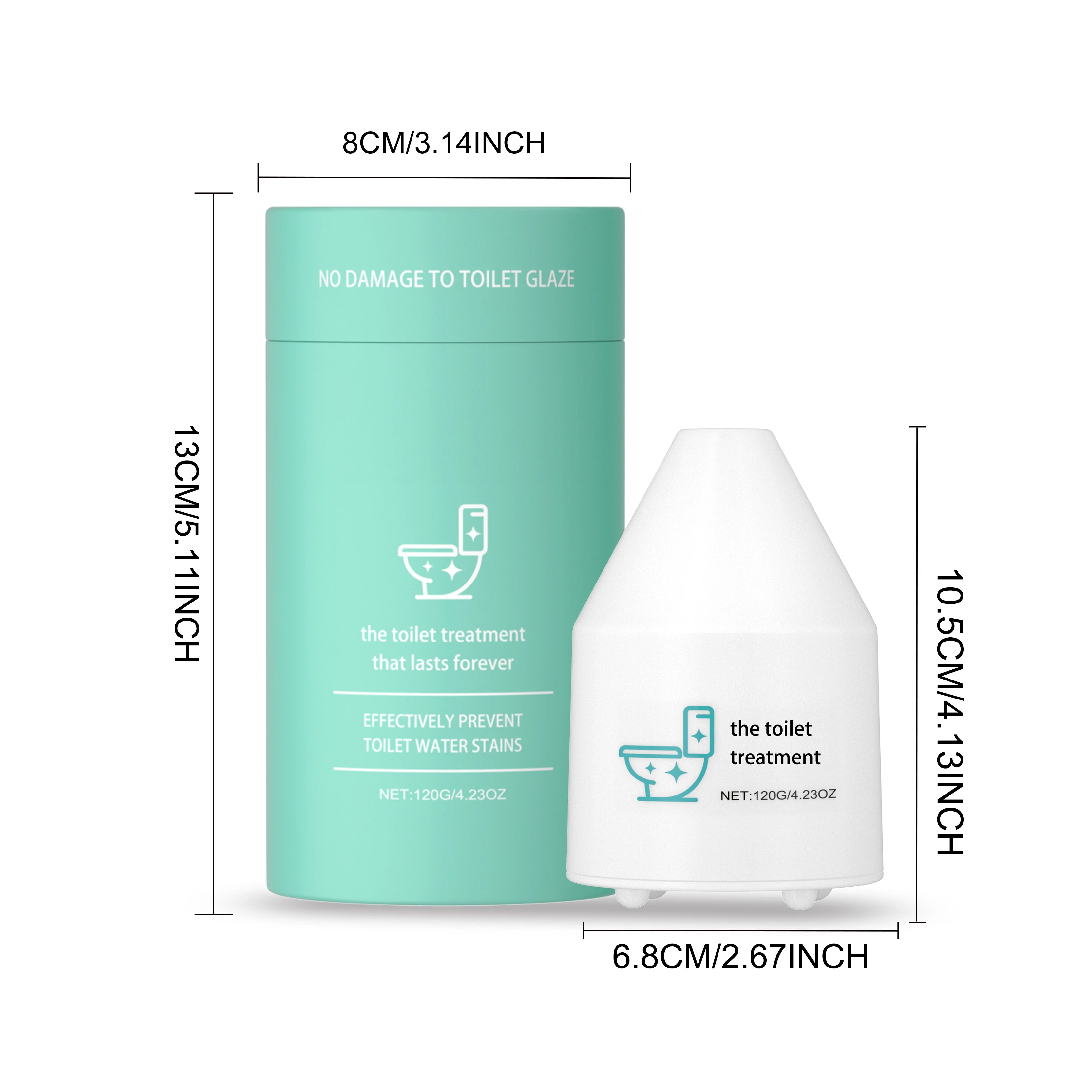 Toilet cleaner gentle decontamination and descaling clean toilet toilet fresh and odor-removing cleaning foam delivery type Zpaxo 120g
