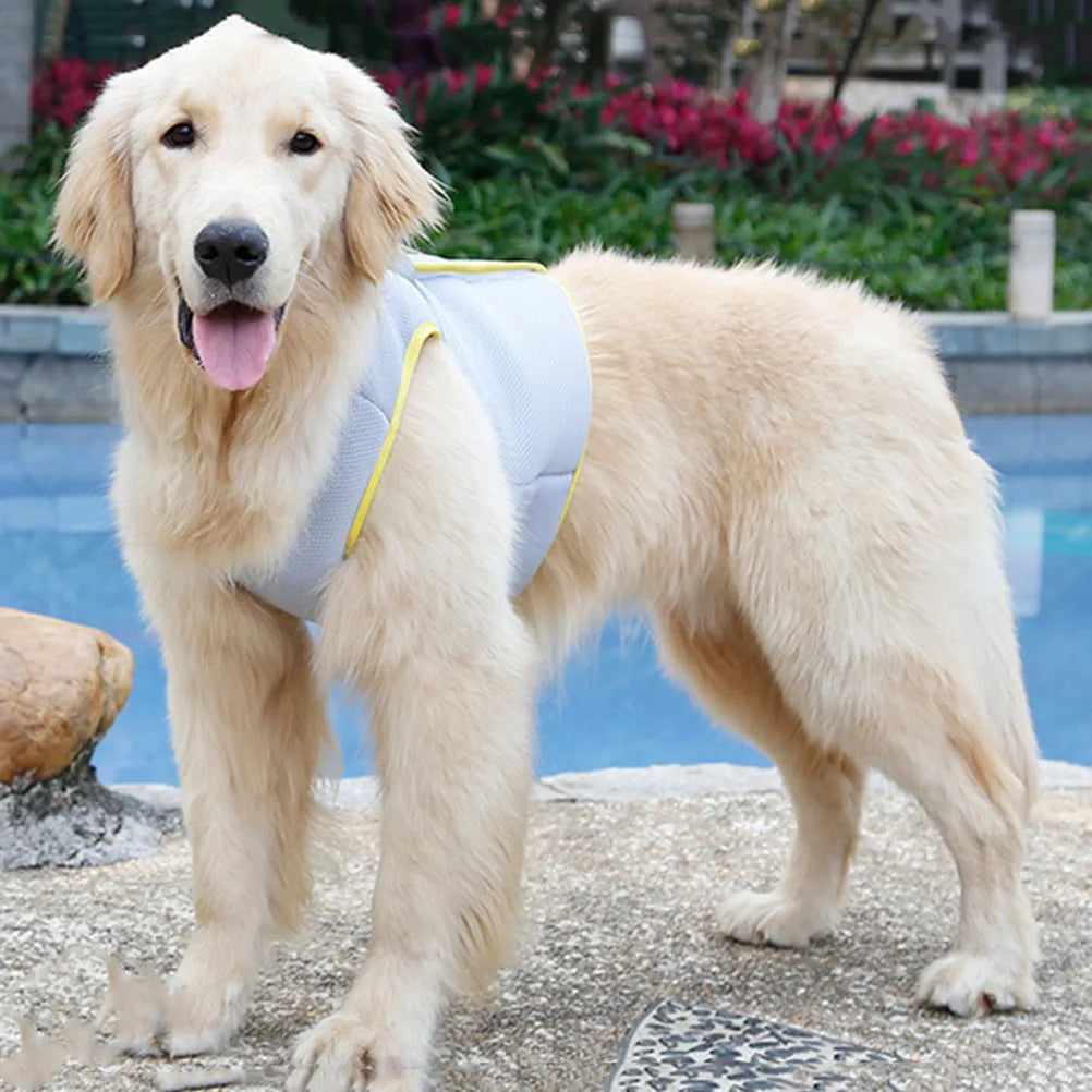 Dog Cooling Vest Summer Breathable Chest Back S Quick Release Buckle