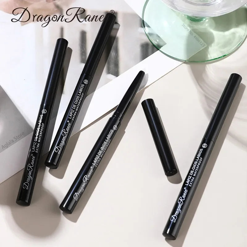 Eyeliner Gel Pencil Waterproof Sweatproof Long-lasting Non-smudging Matte Pearlescent White Black Eyeliner Pen Eye Makeup Tool Zpaxo