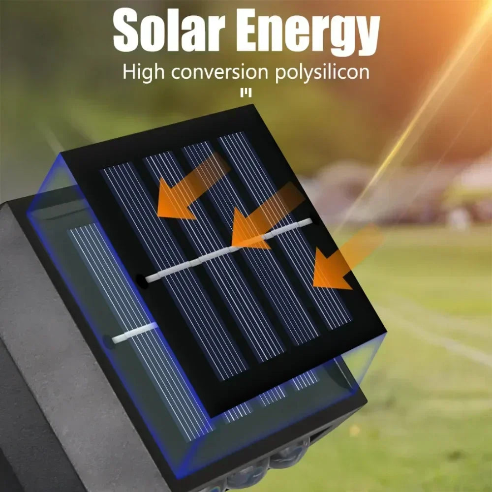 IP65 Solar LED Wall Light – Outdoor Up Down Garden Lamp
