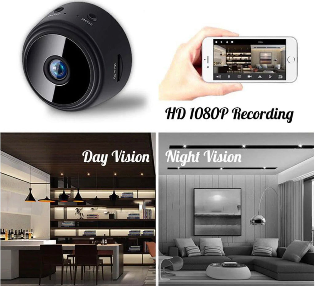 A9 Mini IP Camera Mobile 1080P HD WiFi Surveillance Cameras Sensor Camcorder Web Video Smart Home Safety Wireless Security Camer Zpaxo