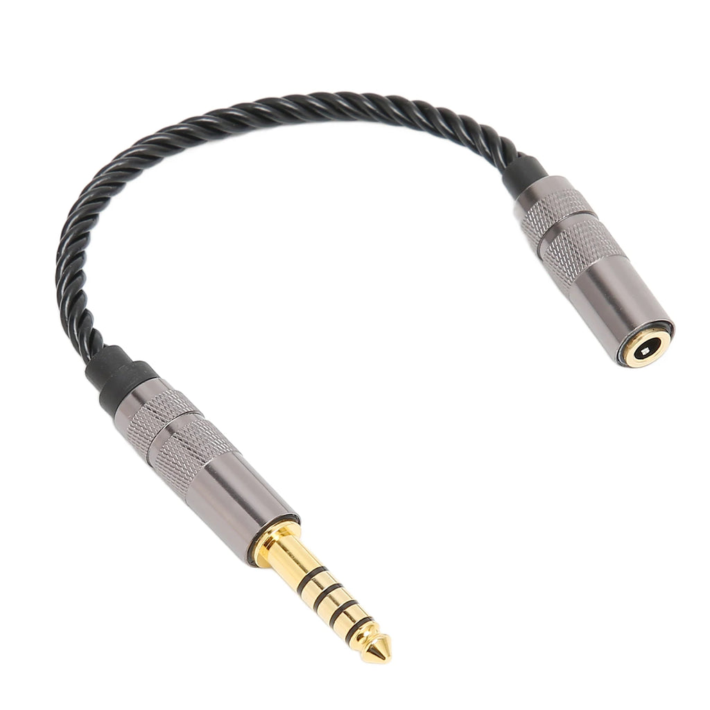 Headphone Adapter Cable Gold Plated Balanced Male Stereo Female Cord