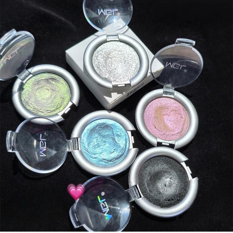 Metallic Eyeshadow Palette Pearl Glitter Creamy Shine Sparkle Eyelid