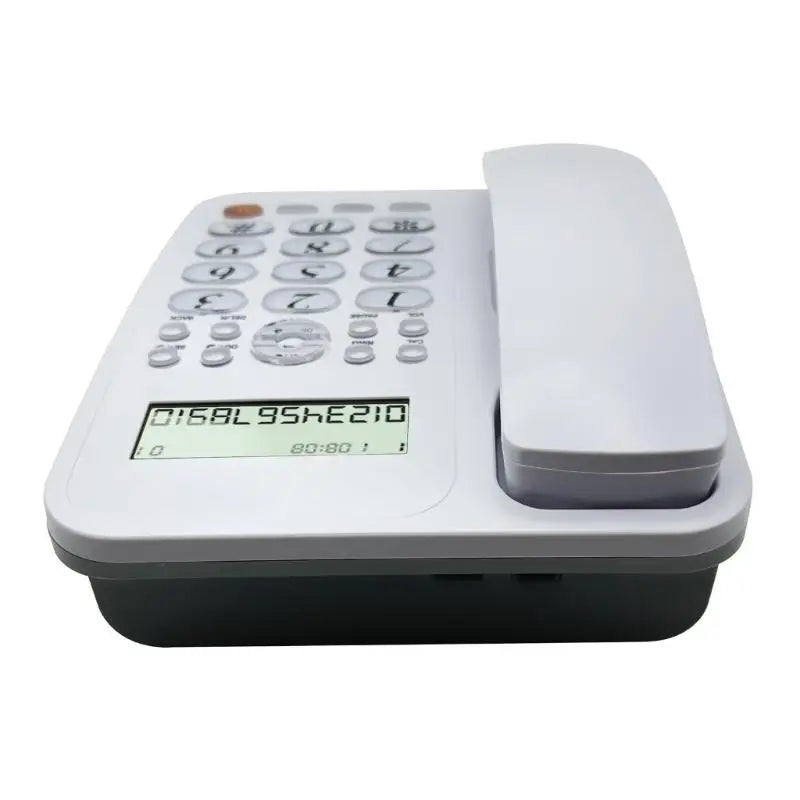 652F Corded Landline Phone Big Button Phones Fixed Telephone Office Zpaxo